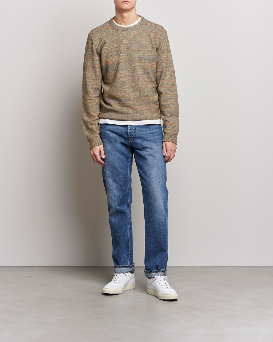 Uomini | Maglieria | A.P.C. | Degrade Sweater Light Khaki