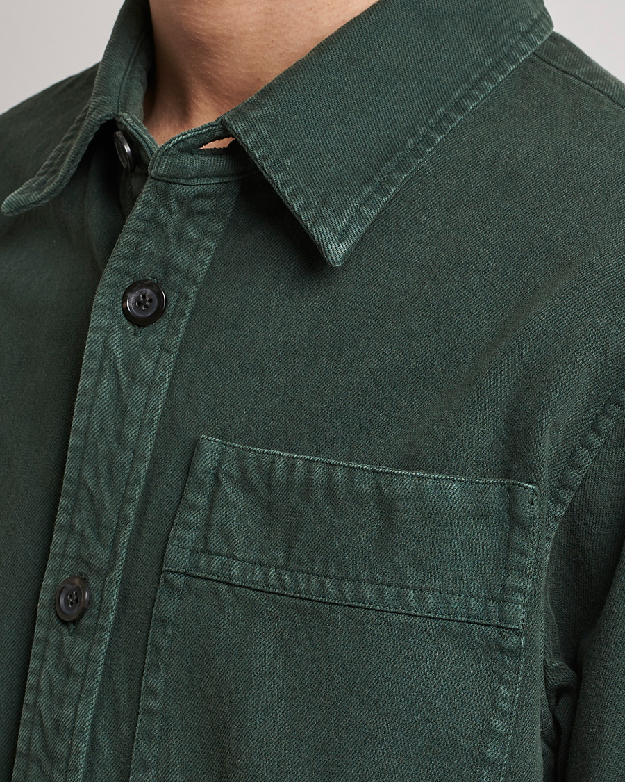 Uomini | Camicie | A.P.C. | Basile Shirt Jacket Dark Green