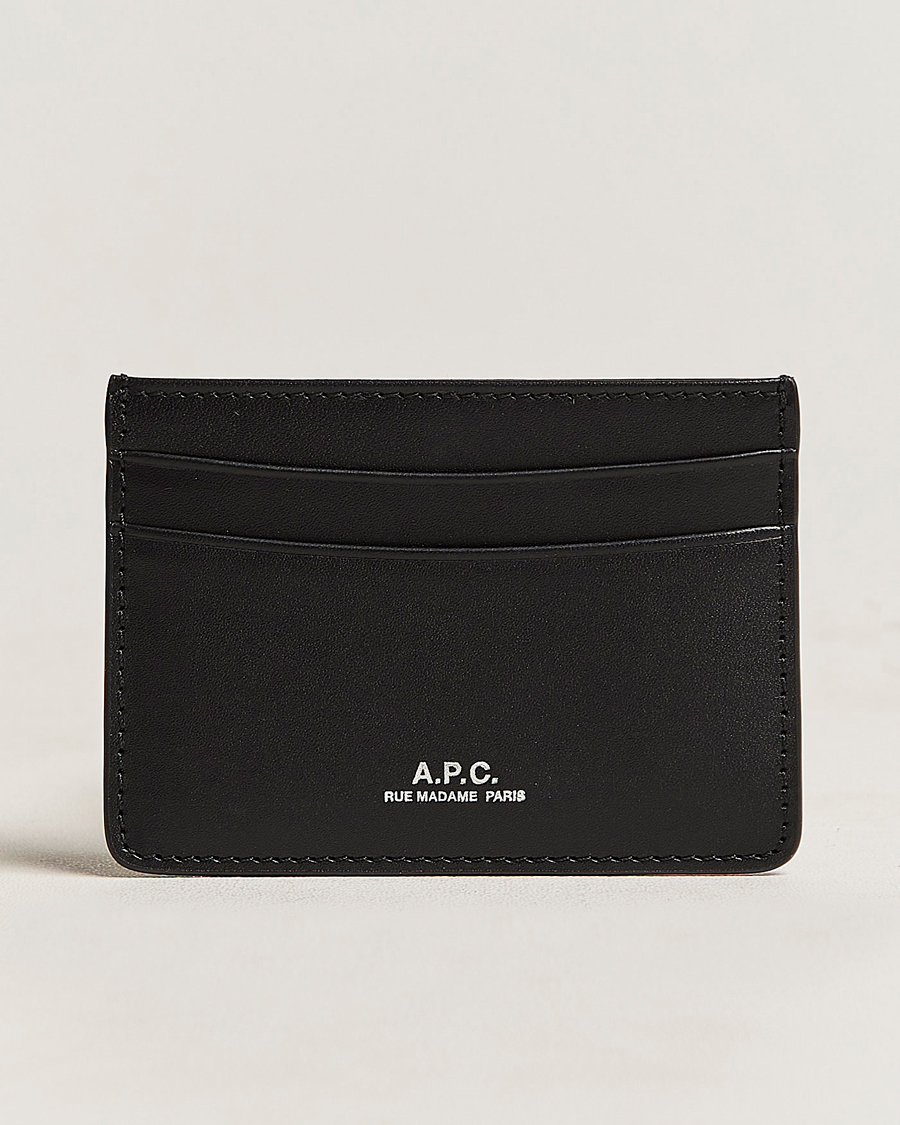 Uomini | Portafogli | A.P.C. | A.P.C.Calf Leather Card HolderBlack