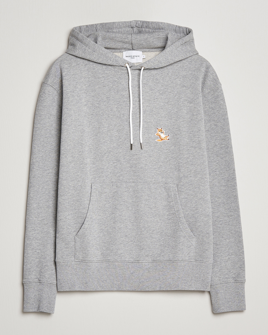 Uomini | Maglieria | Maison Kitsuné | Chillax Fox Hoodie Light Grey