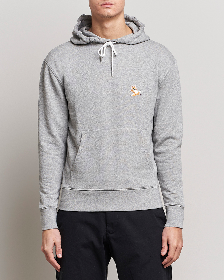 Uomini | Maglieria | Maison Kitsuné | Chillax Fox Hoodie Light Grey