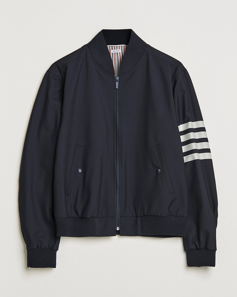 Uomini | Giacche | Thom Browne | 4-Bar Blouson Jacket Navy