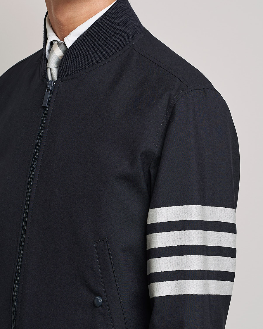 Uomini | Giacche | Thom Browne | 4-Bar Blouson Jacket Navy