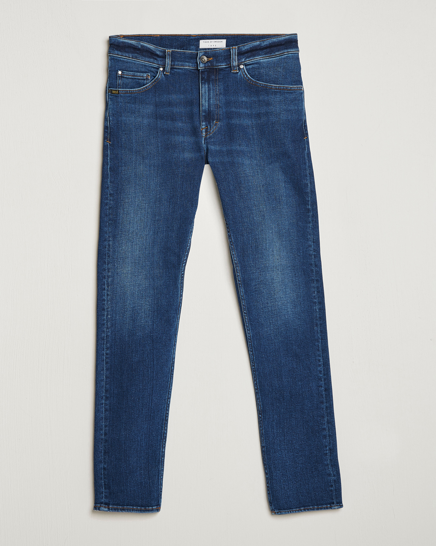Uomini | Jeans | Tiger of Sweden | Evolve Organic Cotton Jeans Medium Blue
