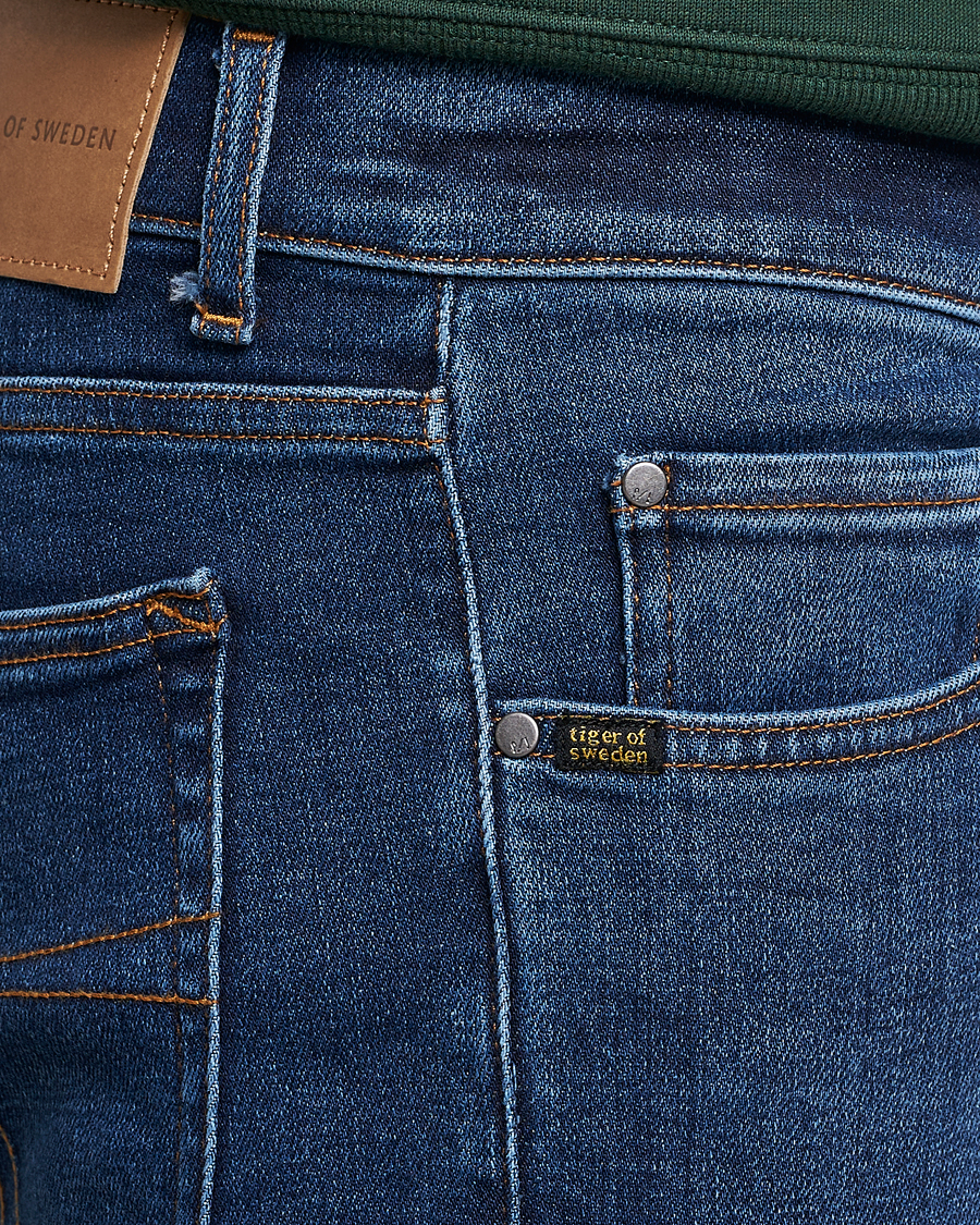 Uomini | Jeans | Tiger of Sweden | Evolve Organic Cotton Jeans Medium Blue