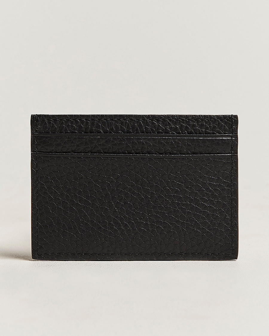Uomini | Tiger of Sweden Wharf Cow Leather Cardholder Black | Tiger of Sweden | Wharf Cow Leather Cardholder Black