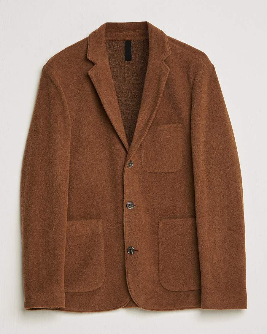 Uomini | Blazers | J.Lindeberg | Carlton Wool Cardigan Blazer Chipmunk