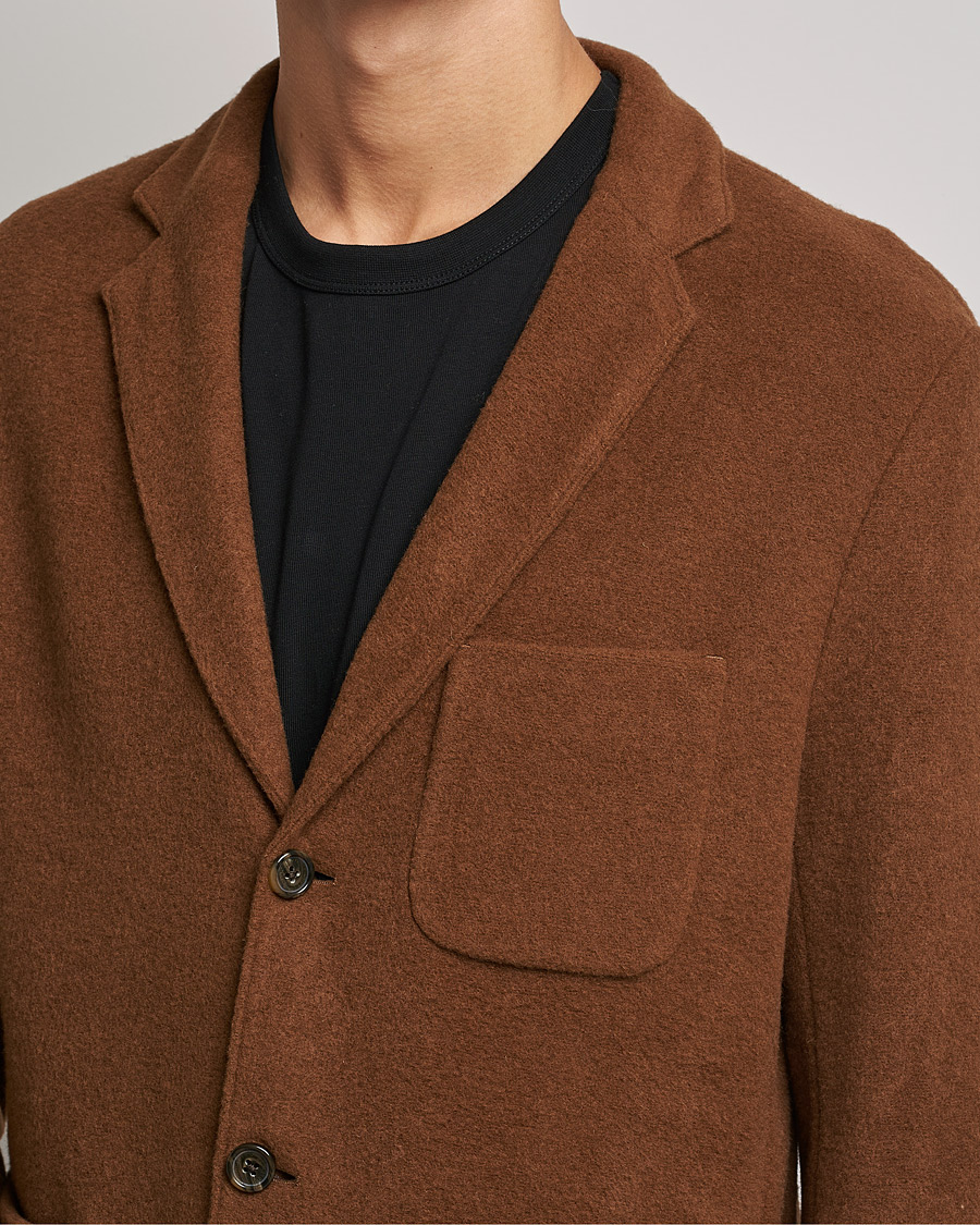 Uomini | Blazers | J.Lindeberg | Carlton Wool Cardigan Blazer Chipmunk