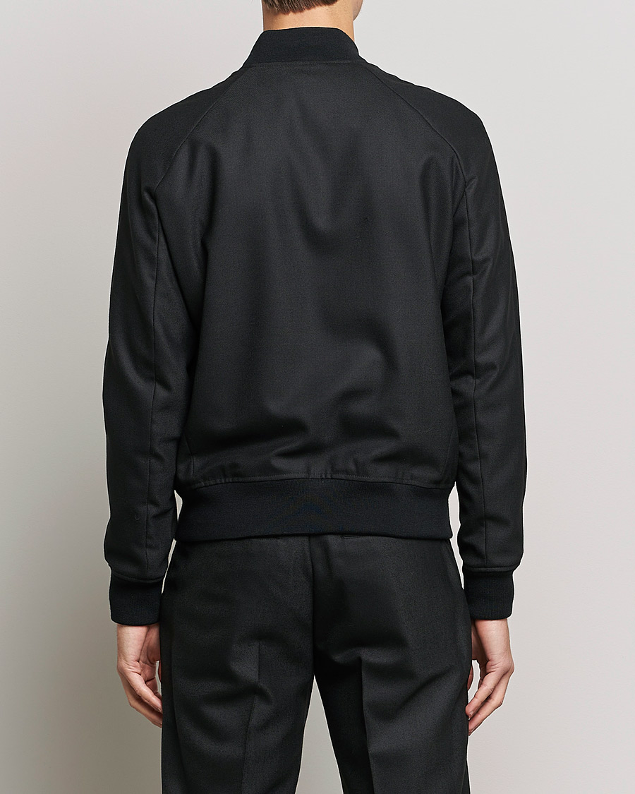 Uomini | Giacche | J.Lindeberg | Thom Bomber Wool Twill Jacket Black