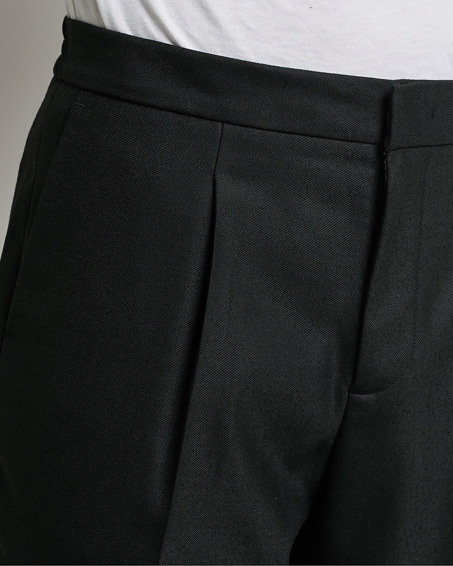 Uomini | Pantaloni | J.Lindeberg | Sasha Wool Twill Pants Black