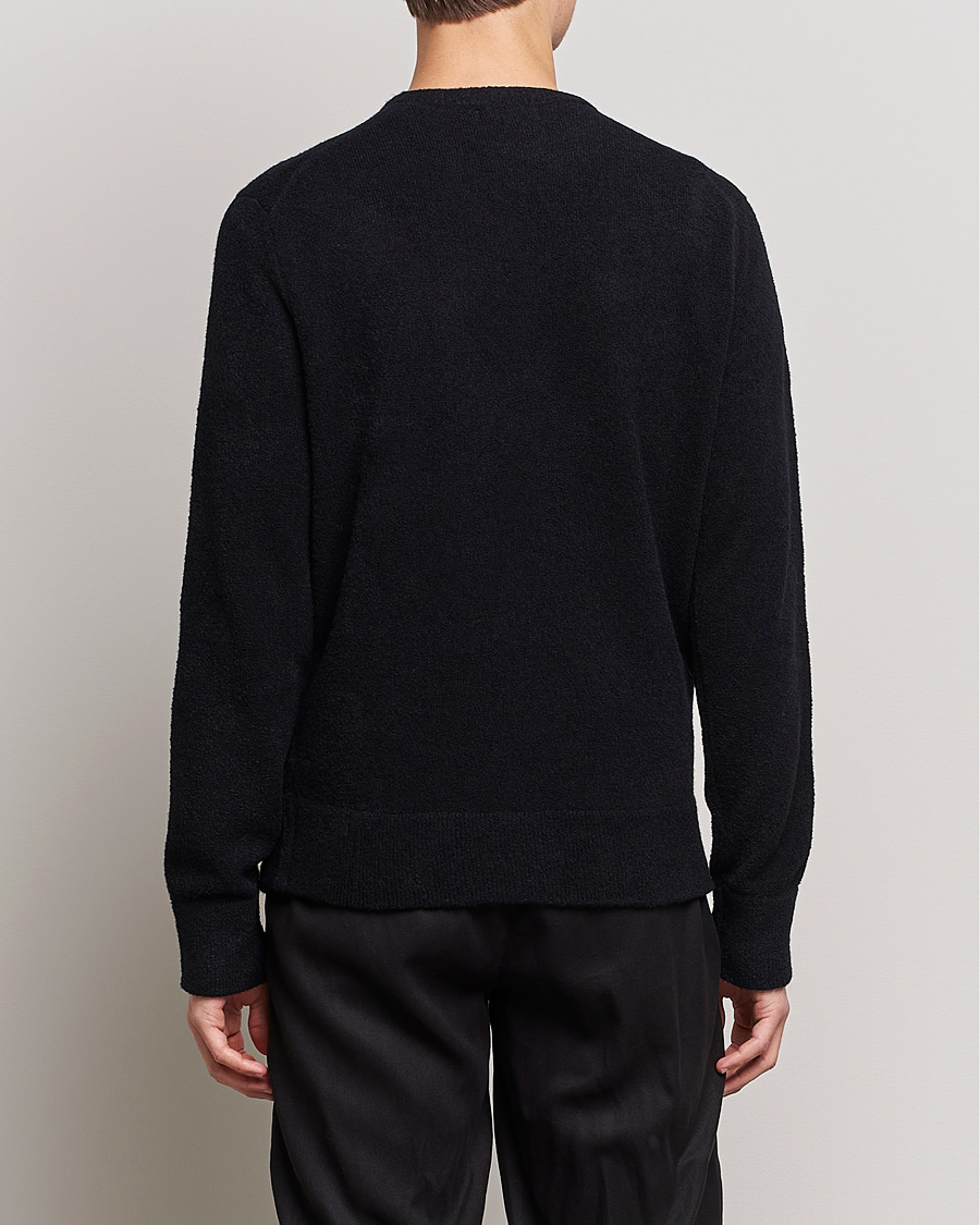 Uomini | Maglieria | J.Lindeberg | Yuri Merino Logo Crew Neck Sweater Black