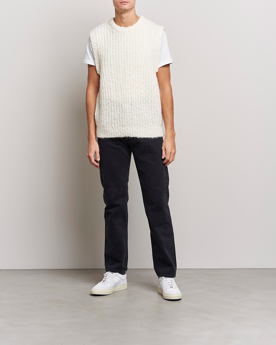 Uomini | Maglieria | J.Lindeberg | Alfons Wool Slipover Cloud White