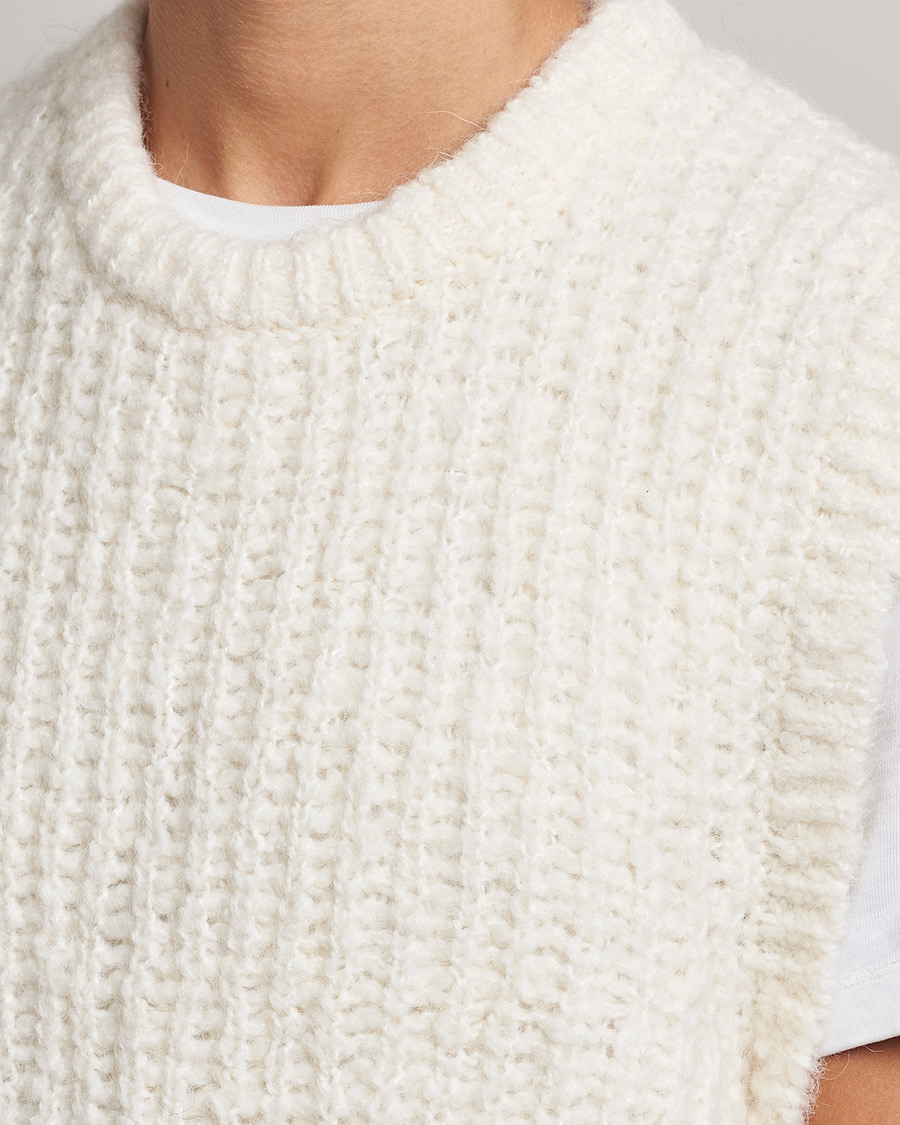 Uomini | Maglieria | J.Lindeberg | Alfons Wool Slipover Cloud White