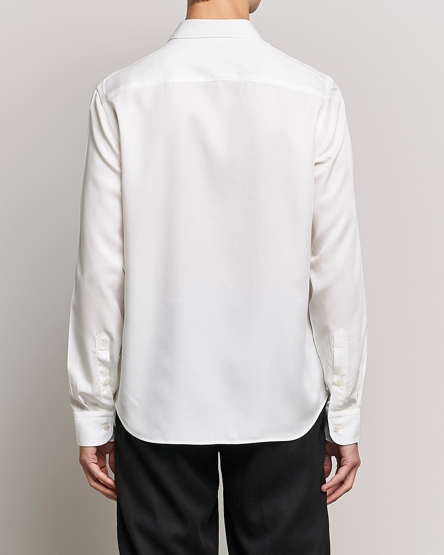 Uomini | Camicie | J.Lindeberg | Slim Fit Tencel Shirt Cloud White