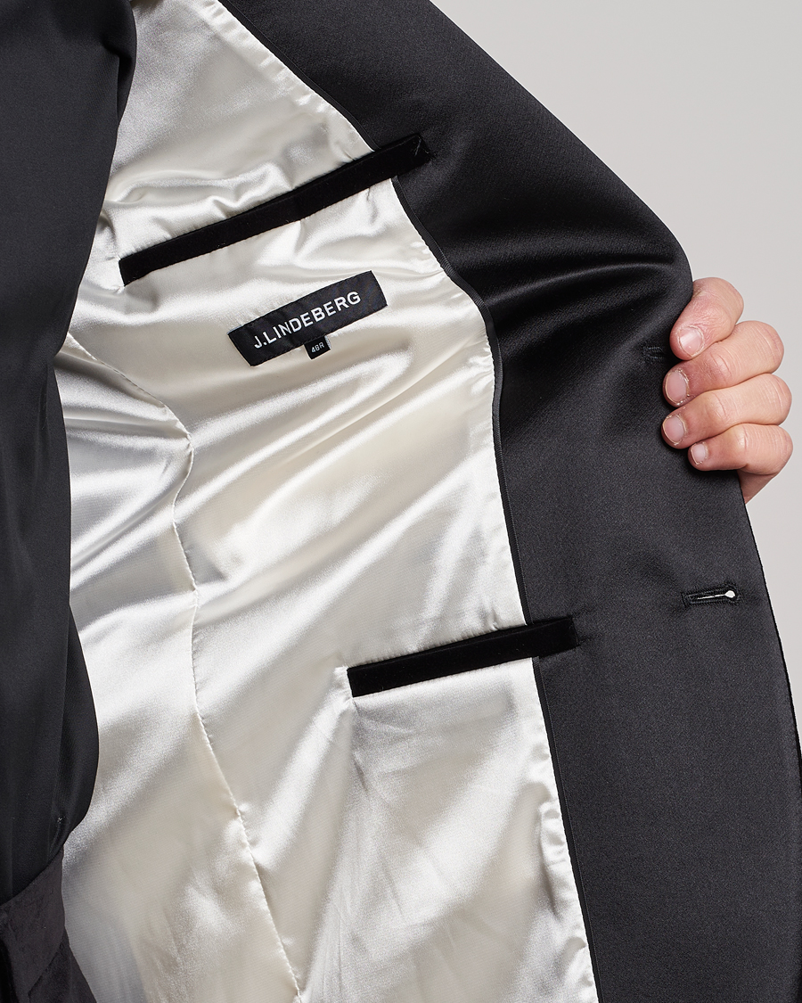 Uomini | Blazers | J.Lindeberg | Lenny Velvet Blazer Black