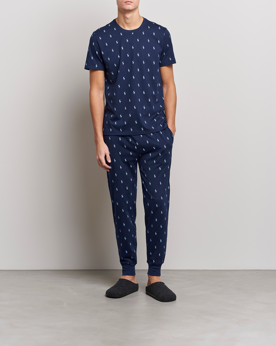 Uomini | Accappatoi & Pigiami | Polo Ralph Lauren | Printed Pony Pyjama Pants Navy