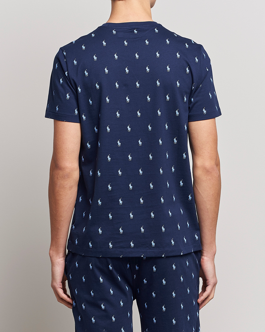 Uomini | T-shirt | Polo Ralph Lauren | Printed Pony Crew Neck T-Shirt Navy