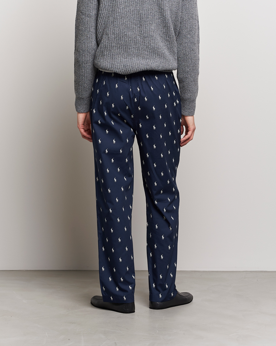 Uomini | Accappatoi & Pigiami | Polo Ralph Lauren | Cotton Printed Pony Pyjama Pants Navy