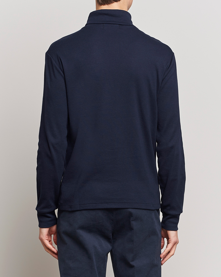 Uomini | Maglieria | Polo Ralph Lauren | Rib Knitted Polo Aviator Navy