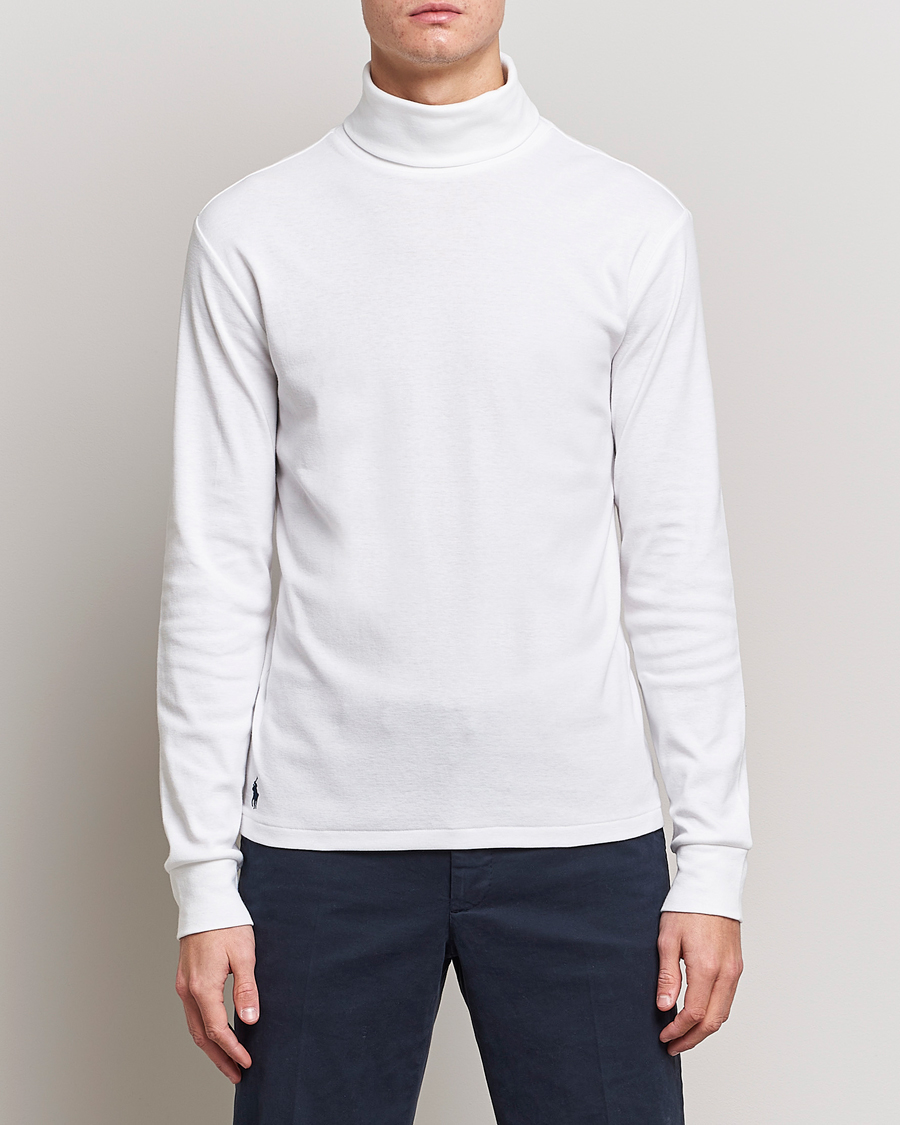 Uomini | Maglieria | Polo Ralph Lauren | Rib Knitted Polo White