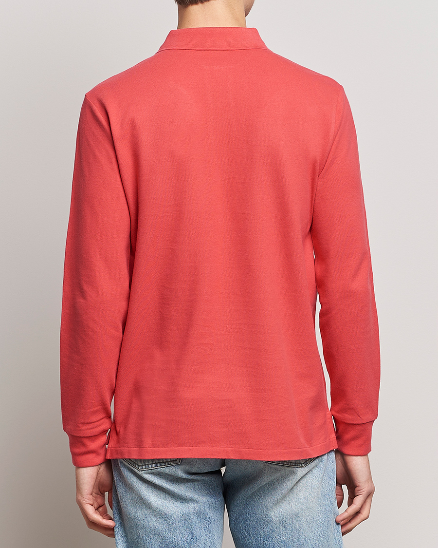 Uomini | Maglieria | Polo Ralph Lauren | Custom Slim Fit Long Sleeve Polo Starboard Red