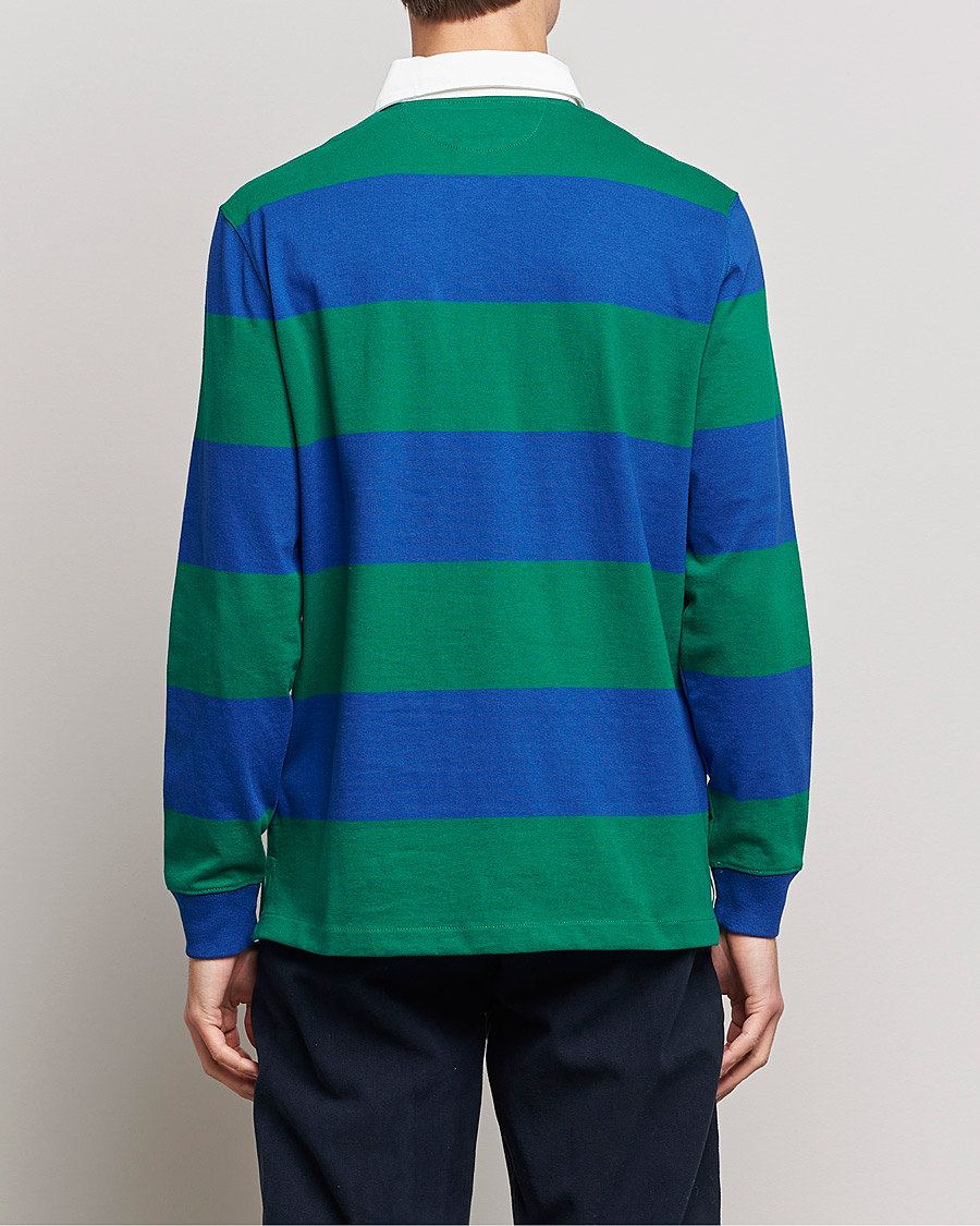 Uomini | Maglieria | Polo Ralph Lauren | Jersey Striped Rugger Blue/Green