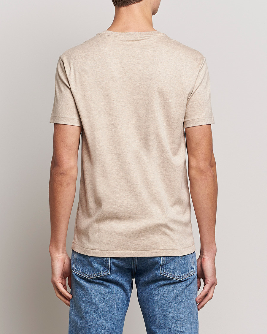 Uomini | T-shirt | Polo Ralph Lauren | Luxury Pima Cotton Crew Neck T-Shirt Sand Heather