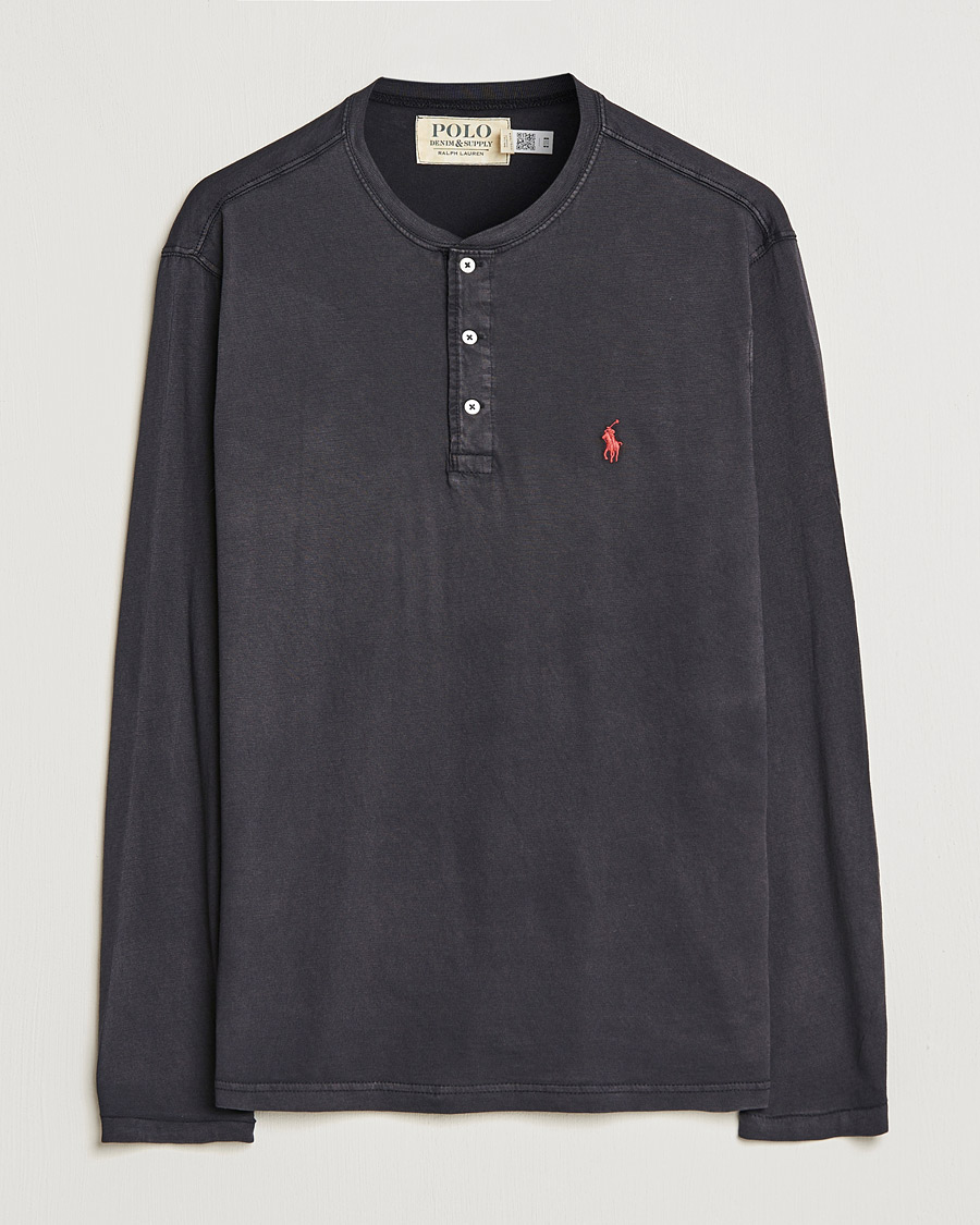 Uomini | Maglieria | Polo Ralph Lauren | Slub Jersey Henley Black