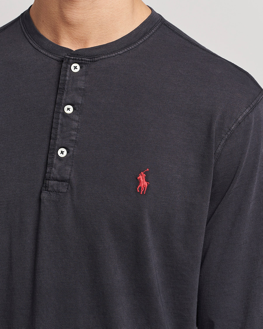 Uomini | Maglieria | Polo Ralph Lauren | Slub Jersey Henley Black