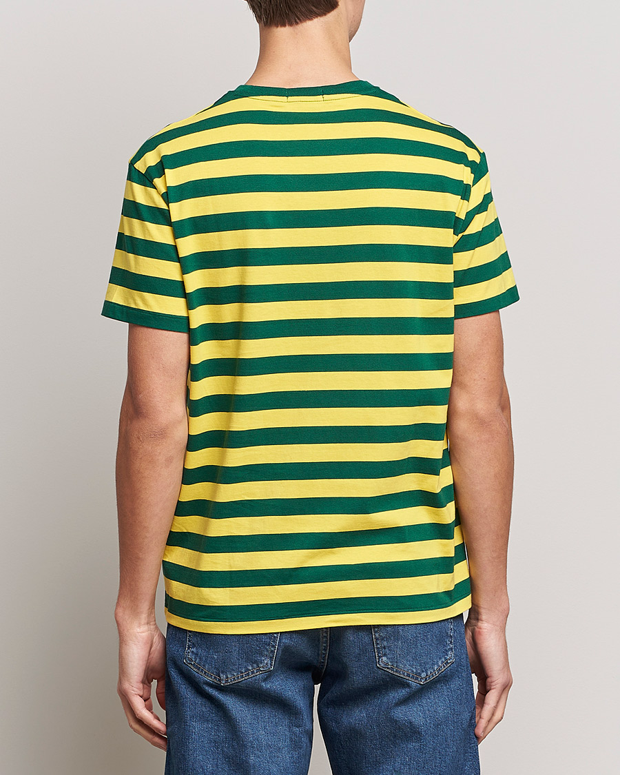 Uomini | T-shirt | Polo Ralph Lauren | Striped Crew Neck T-Shirt Lemon/Green