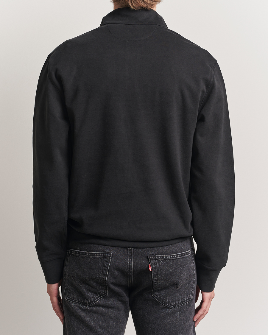 Uomini | Maglieria | Polo Ralph Lauren | Double Knit Half-Zip Sweater Polo Black