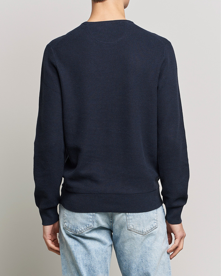 Uomini | Maglieria | Polo Ralph Lauren | Textured Crew Neck Sweater Navy Heather