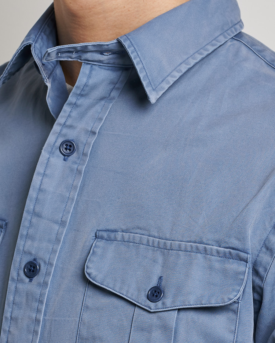 Uomini | Camicie | Polo Ralph Lauren | Classic Fit Twill Shirt Carson Blue