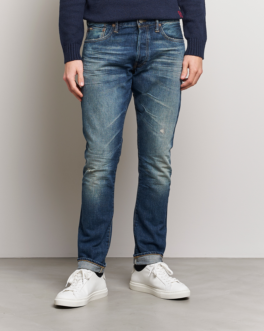 Uomini | Jeans | Polo Ralph Lauren | Sullivan Korbel Selvedge Jeans  Dark Blue