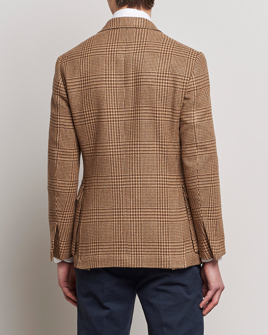 Uomini | Blazers | Ralph Lauren Purple Label | Glenplaid Sportcoat Beige/Brown