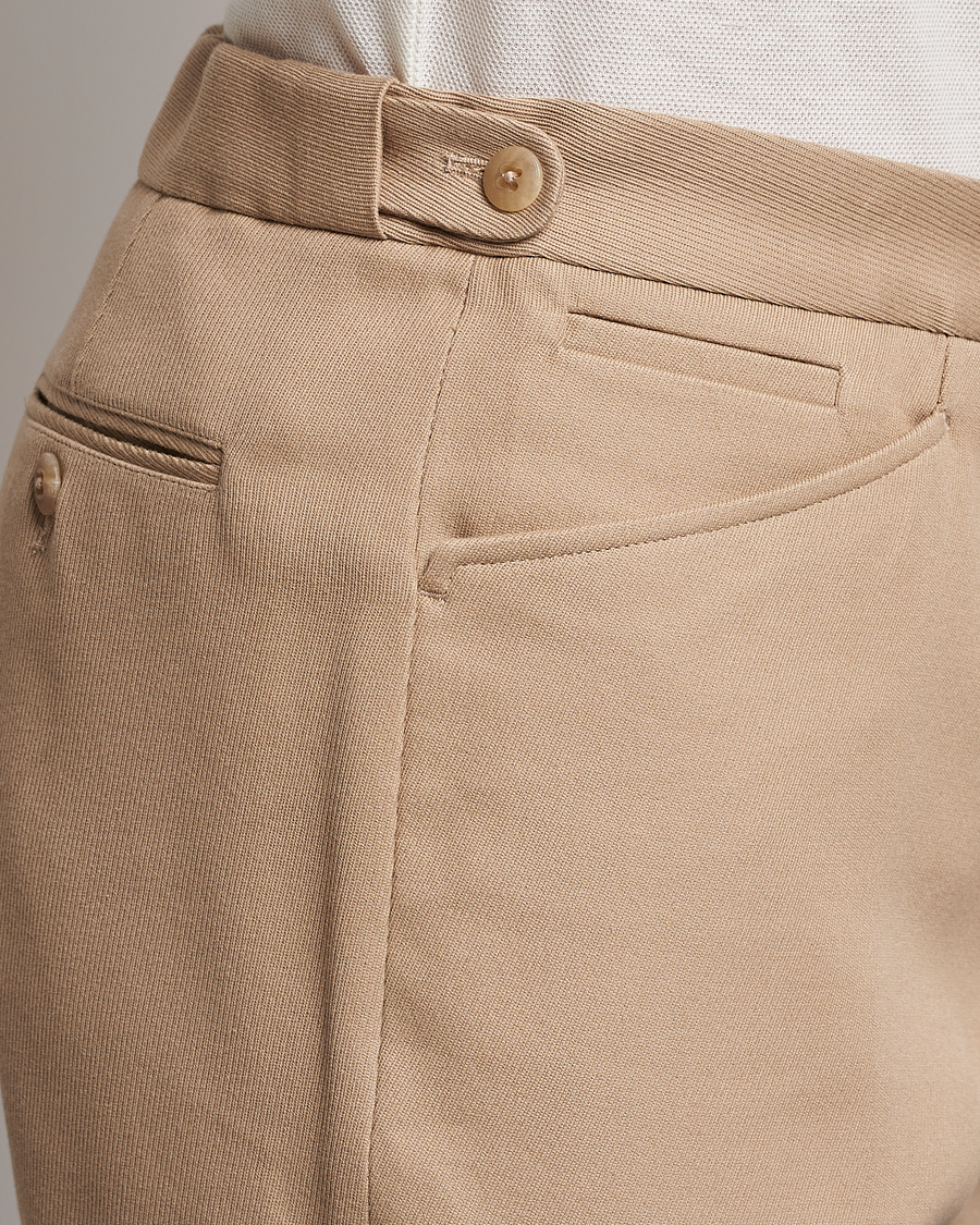 Uomini | Pantaloni | Ralph Lauren Purple Label | Cavalry Twill Trousers Tan
