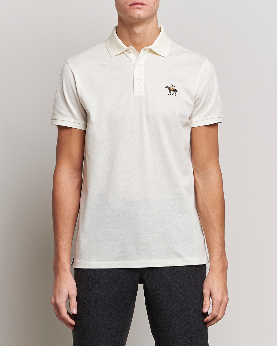 Uomini | Polo | Ralph Lauren Purple Label | Mercerized Cotton Polo Classic Cream
