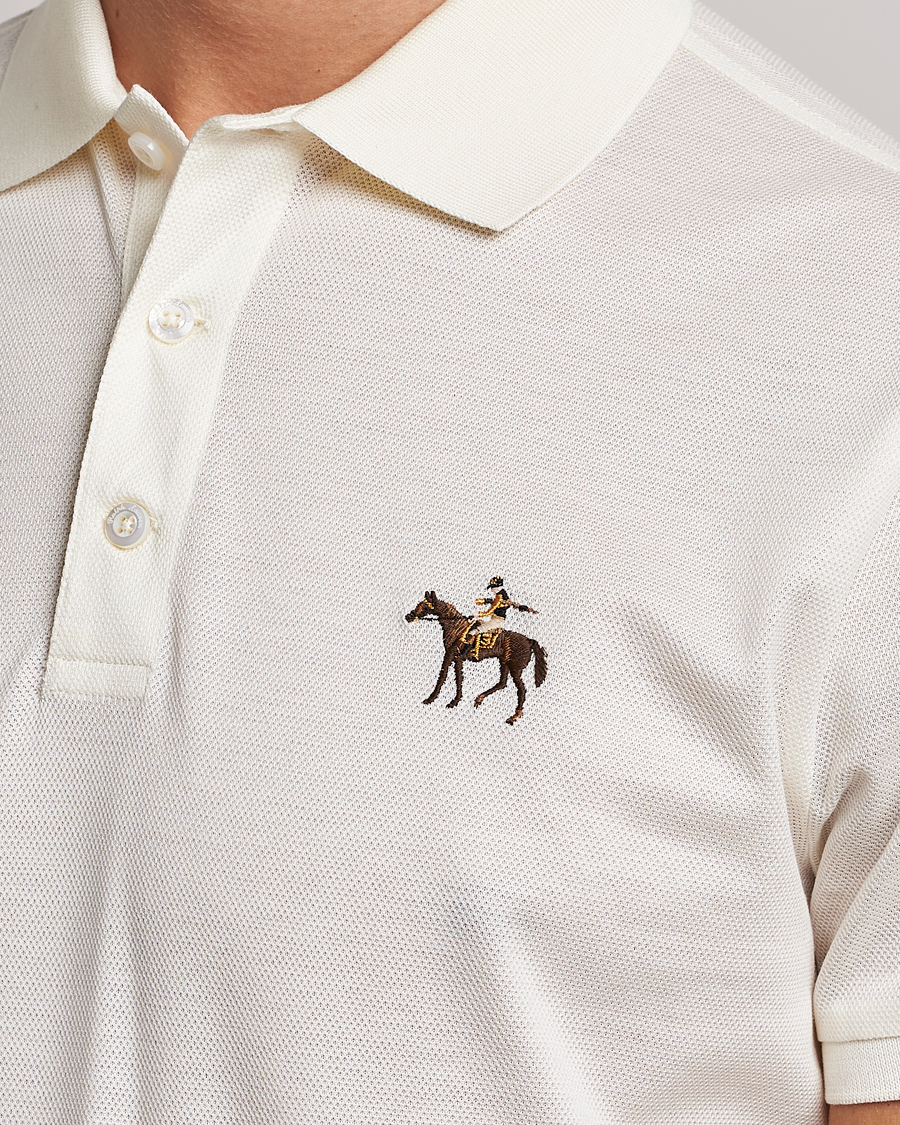 Uomini | Polo | Ralph Lauren Purple Label | Mercerized Cotton Polo Classic Cream