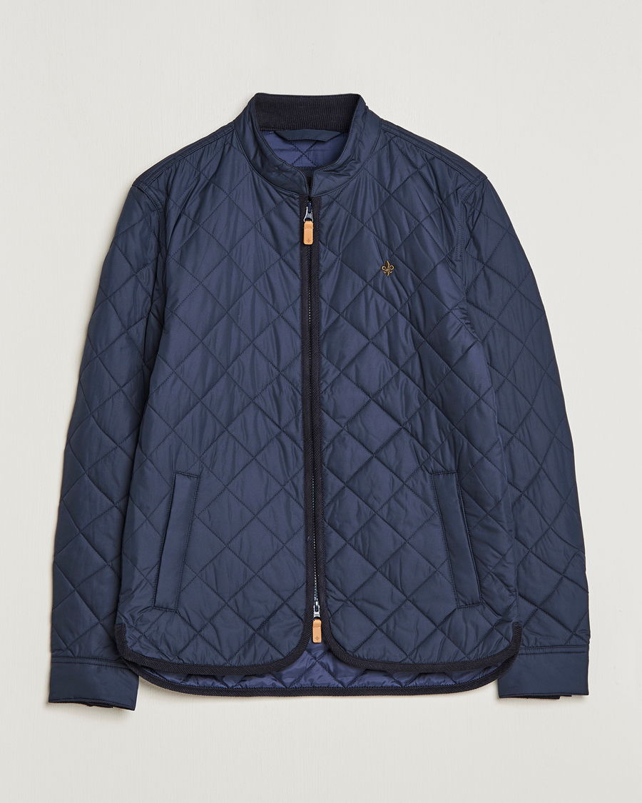 Uomini | Giacche | Morris | Teddy Quilted Jacket Old Blue