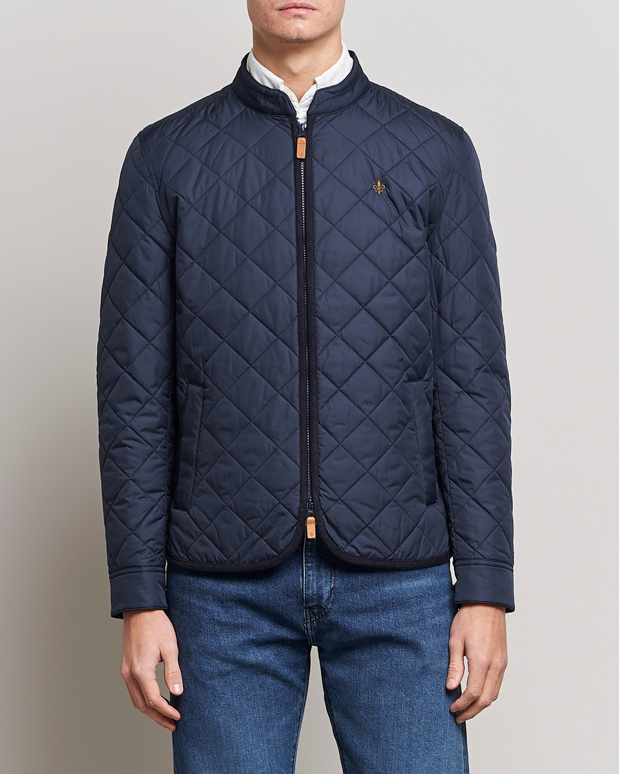 Uomini | Giacche | Morris | Teddy Quilted Jacket Old Blue