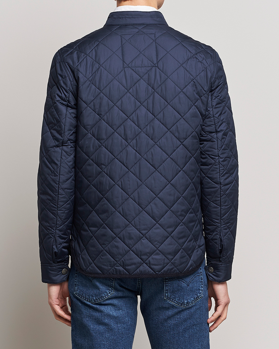 Uomini | Giacche | Morris | Teddy Quilted Jacket Old Blue