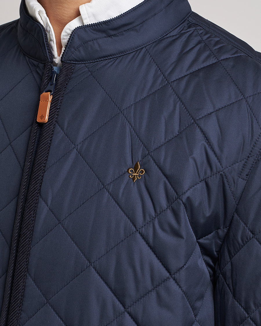 Uomini | Giacche | Morris | Teddy Quilted Jacket Old Blue