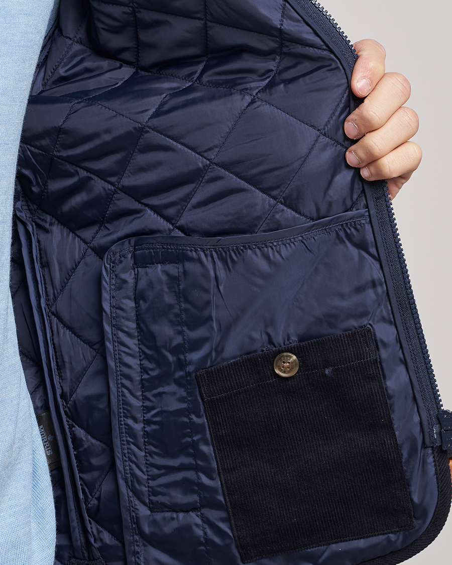 Uomini | Giacche | Morris | Teddy Quilted Jacket Old Blue