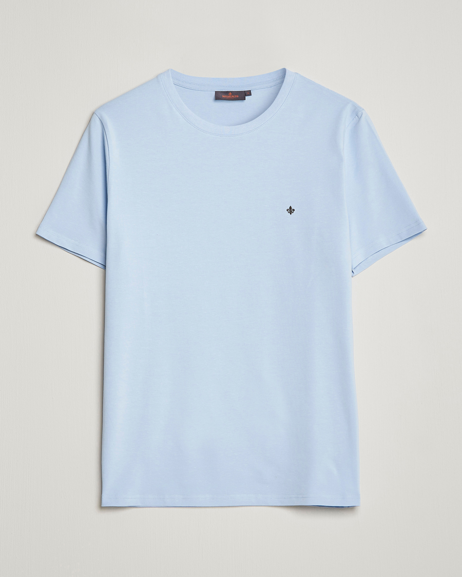 Uomini | T-shirt | Morris | James Crew Neck T-shirt Light Blue