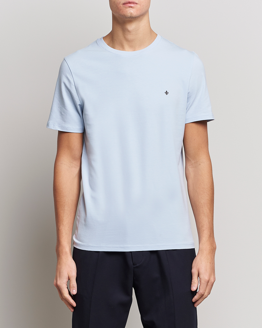 Uomini | T-shirt | Morris | James Crew Neck T-shirt Light Blue