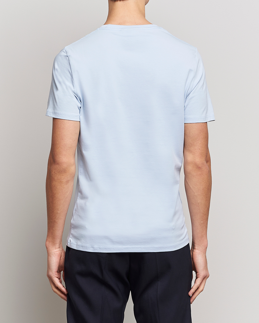Uomini | T-shirt | Morris | James Crew Neck T-shirt Light Blue