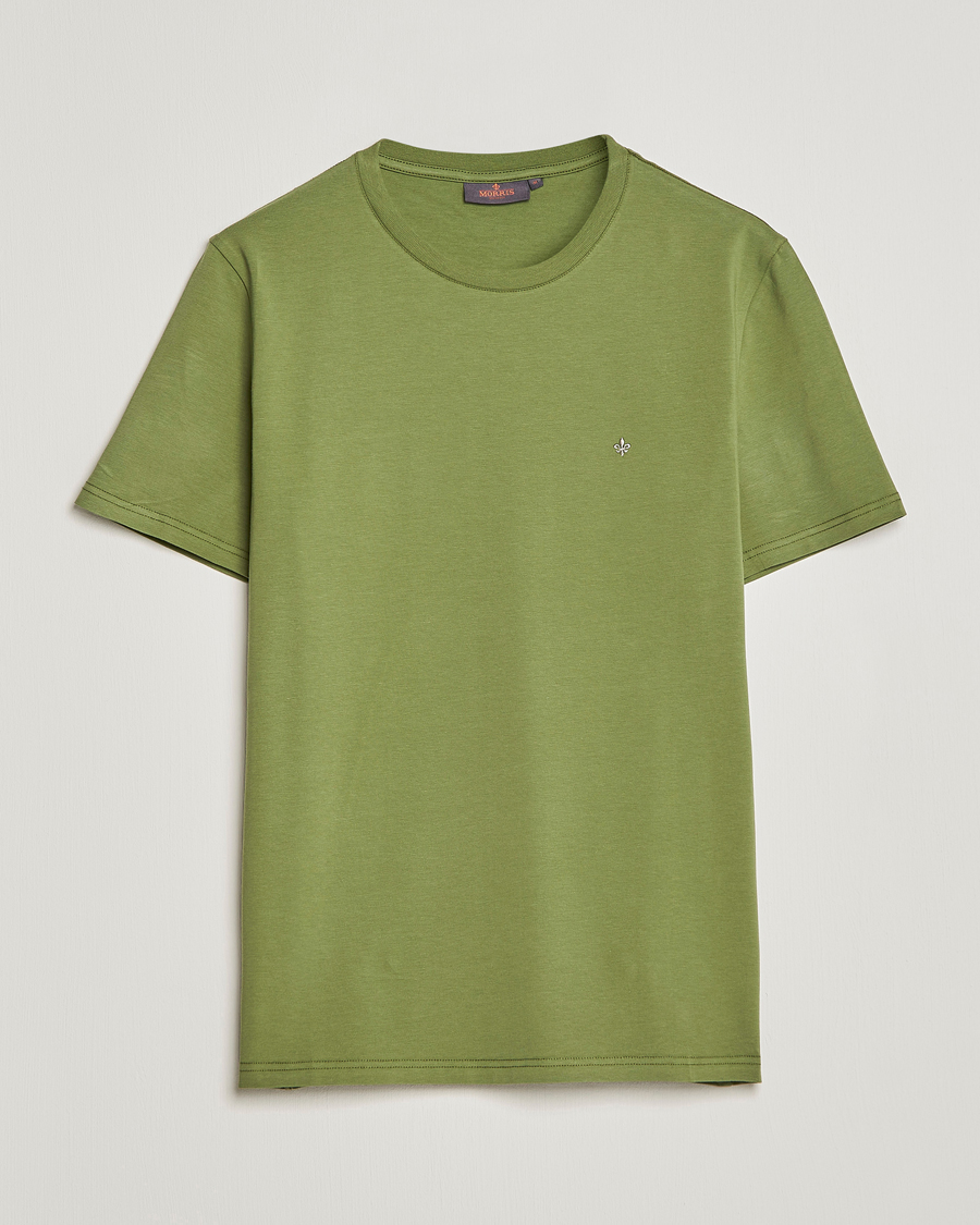 Uomini | T-shirt | Morris | James Crew Neck T-shirt Olive
