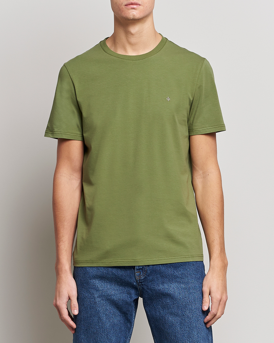 Uomini | T-shirt | Morris | James Crew Neck T-shirt Olive