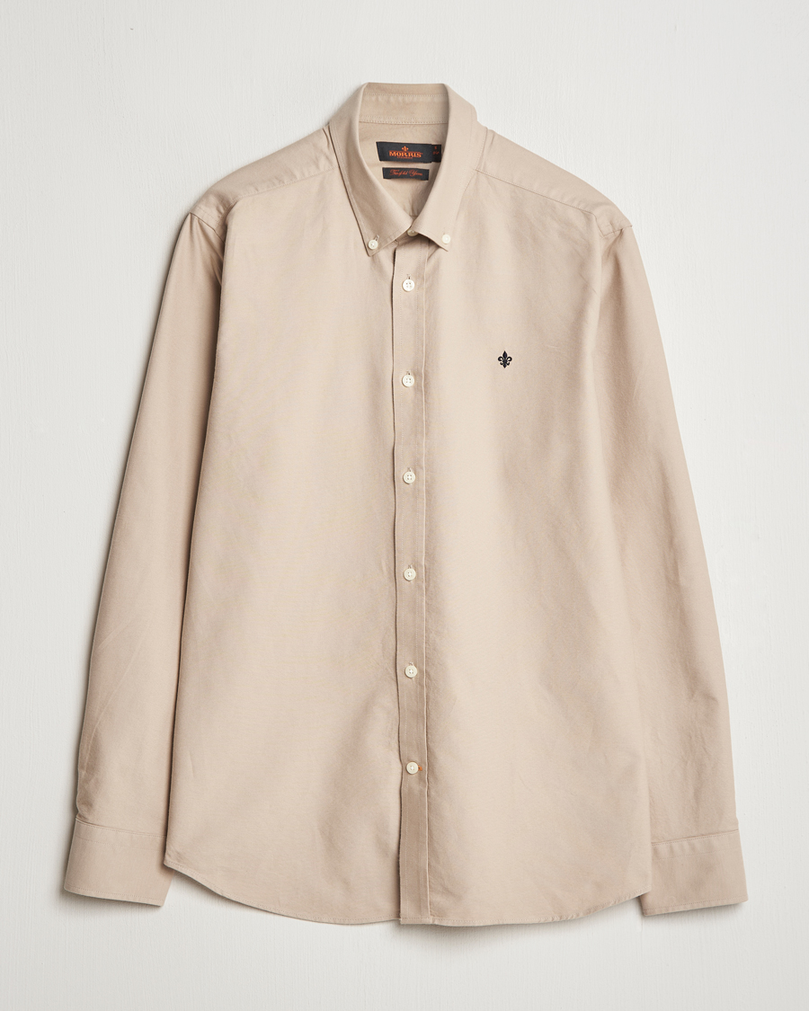 Uomini | Camicie | Morris | Douglas Oxford Shirt Khaki