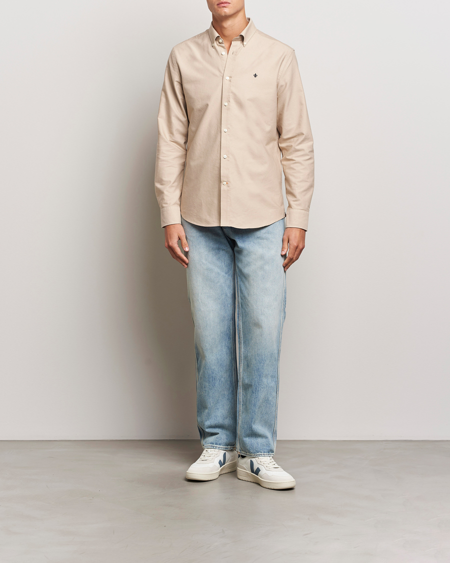 Uomini | Camicie | Morris | Douglas Oxford Shirt Khaki